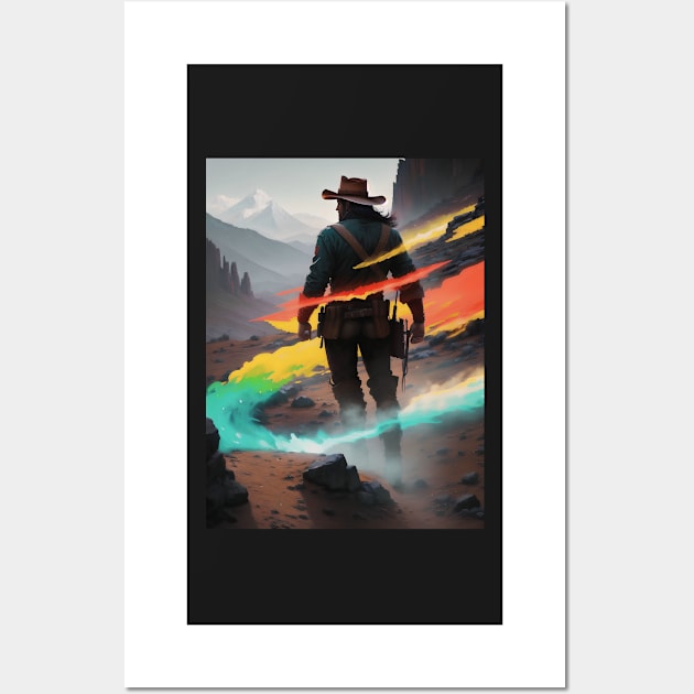 Red Dead Cowboy Wall Art by kiwimick